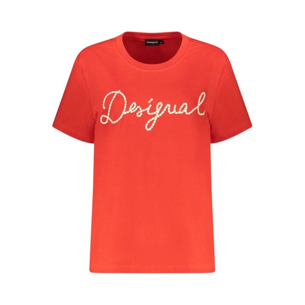 Desigual Red Cotton Women's T-Shirt